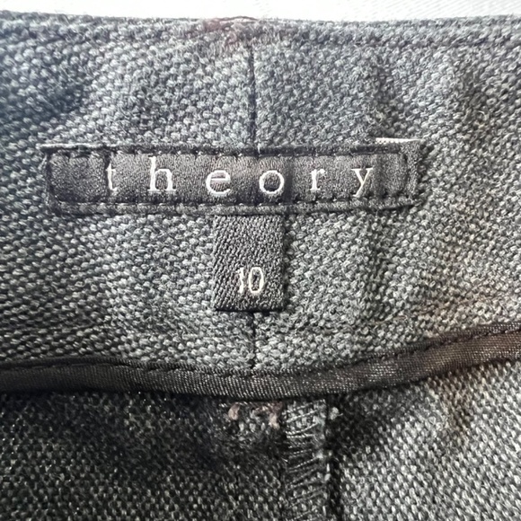 Theory fit flare denim skirt - Picture 3 of 8